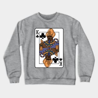 Black King Of Clubs Crewneck Sweatshirt